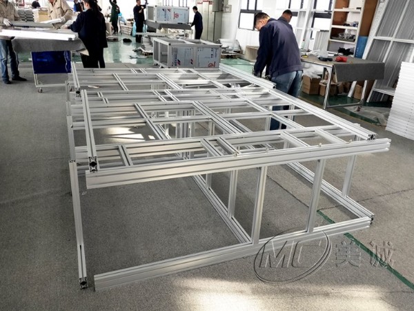 N95口罩機鋁型材機架現(xiàn)貨靠搶？交期靠搶？